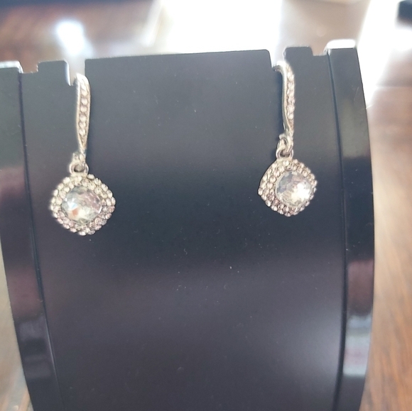 Rhinestone  earrings - Picture 2 of 2